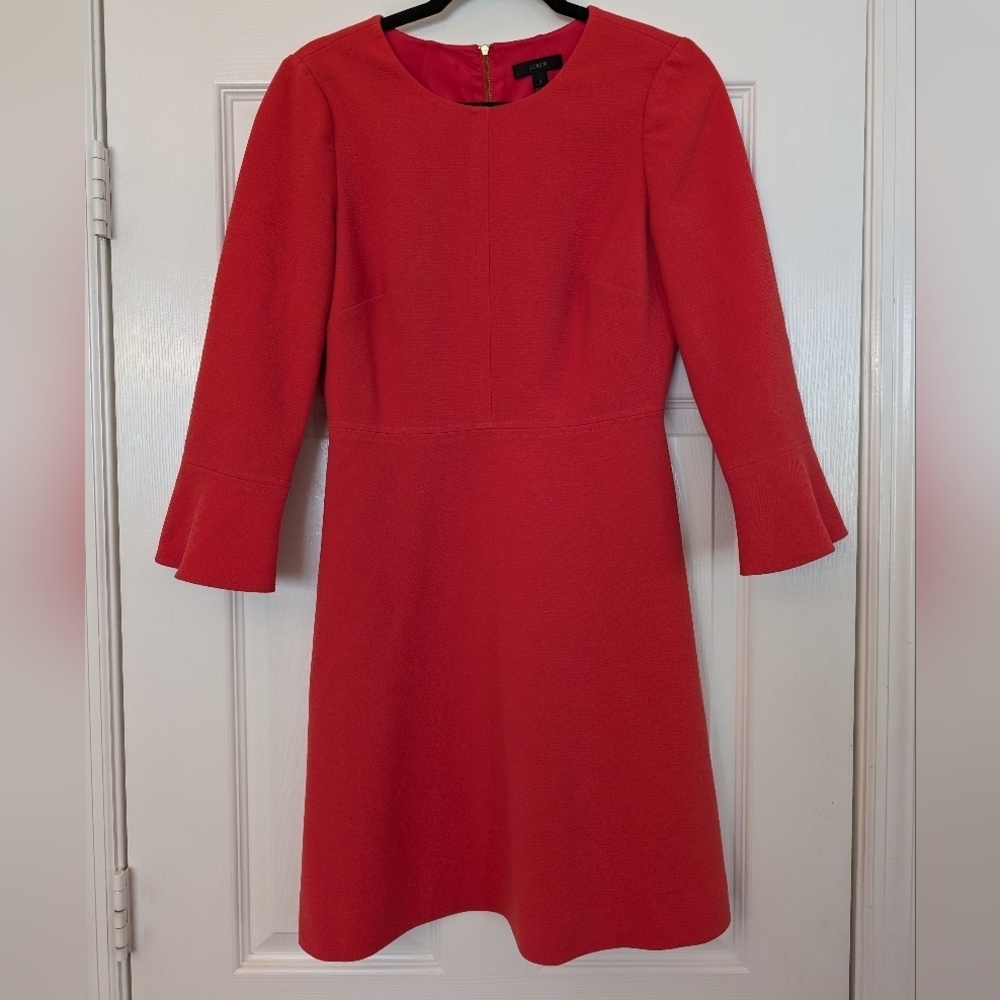 J.CREW Bell Sleeve Aline Dress